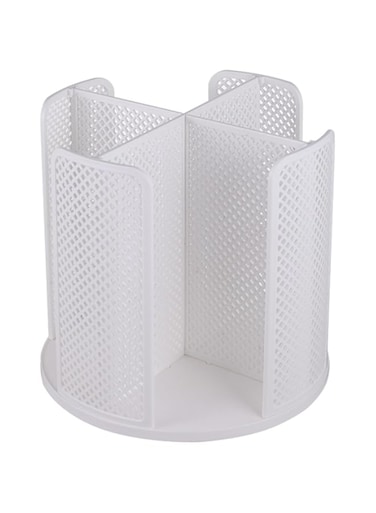 Joyzzz Cup and Lid Organizer, 360&deg; Rotatable Coffee Cup Holder, Detachable Coffee Cup Dispenser with 4 Compartments for Countertop, Breakroom, Coffee Station, Bar, Kitchen Cabinet