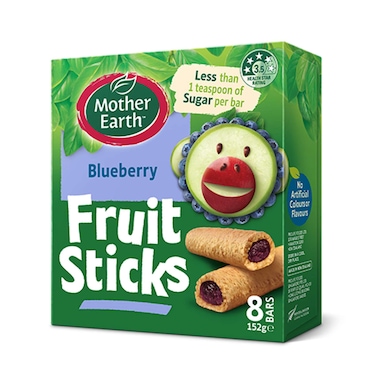 Mother Earth Blueberry Fruit Bar, 152g