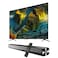 86-inch 4K UHD QLED Smart TV With Dolby Vision IQ, MEMC, HDR10+, HLG, 120Hz + Immersive Soundbar with Dynamic Audio, HDMI ARC, Bluetooth, Optical, and USB Connectivity, 86MAX+SOUNDBAR