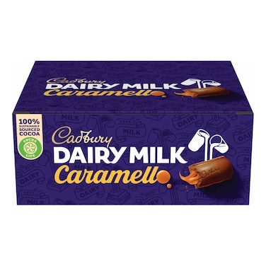 Cadbury Dairy Milk Caramel Chocolate, 40g Pack of 12