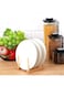 Blueberry 3-Slot Detachable Dish Drainer Rack Brown 14X5X5 Centimeter
