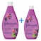 Johnson's  Vita-Rich Replenishing Body Wash With Raspberry Extract 400ml+250ml