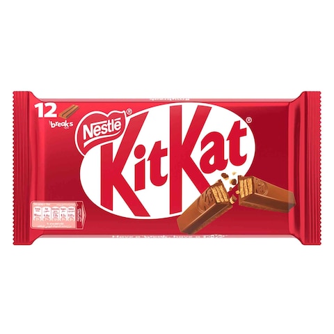 Nestle KitKat 2 Finger Milk Chocolate Wafer Bar 17.7g Pack of 12