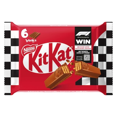 Nestle KitKat 4 Finger Milk Chocolate Wafer, 35.5g Pack of 6