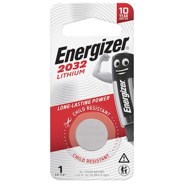 Energizer Lithium Battery 3V 2032 Silver