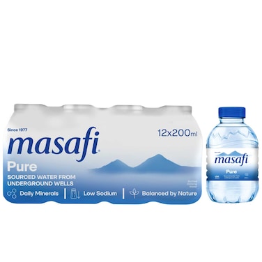 مسافي مياه شرب نقية  200 ملل حزمة من 12