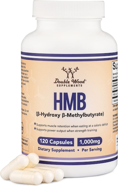 مكملات دبل وود HMB، 120 كبسولة × 1000 ملغ
