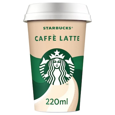 Starbucks Caffe Latte Coffee Drink, 220ml