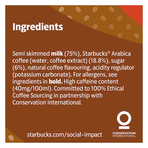 Starbucks Frappuccino Creamy Coffee Drink, 250ml