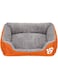 Nyganmelloz Dog Bed Super Soft Pet Sofa Cats Bed,Non Slip Bottom Pet Lounger, Size XL 70 * 55cm, Self Warming and Breathable Pet Bed Premium Bedding,Orange