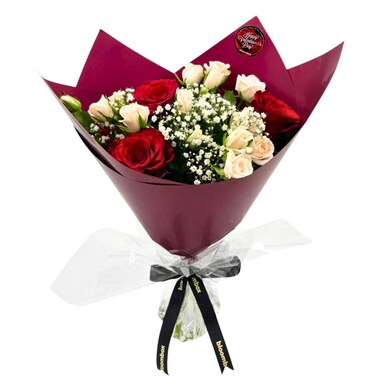 فالنتاينز كيوبيد تشارم  باقة من 6 ورود