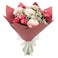 باقة عيد الحب المكونة من 6 ورود ودب محشو