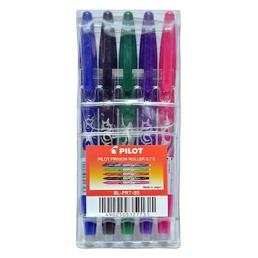 Pilot Frixion Colour Rollerball Pen 0.7mm 5 PCS