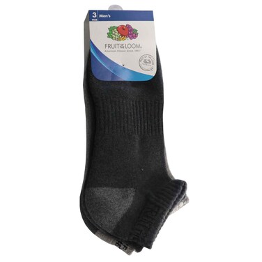 Fruit of the Loom Men Socks, Assorted Colors, Pack of 3