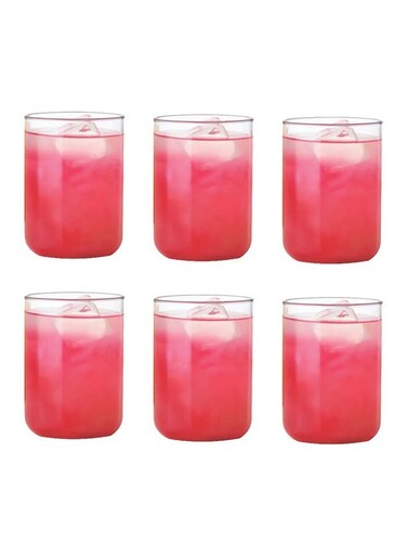 Pieces 6.5cm x 10cm Glass Set, Clear Drinking Glasses for Water Juice Beverages, Home Kitchen Restaurant Glassware Set,290ml