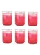 Pieces 6.5cm x 10cm Glass Set, Clear Drinking Glasses for Water Juice Beverages, Home Kitchen Restaurant Glassware Set,290ml