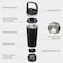 Stanley The Activate Shaker Bottle   20 OZ Black 2.0