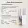 TP-Link RE225BE Dual-Band Wi-Fi 7 Amplifier Repeater, WiFi up to 3.6 Gbps, Gigabit LAN Port, MLO, EasyMesh, WPA3, WPS Button, Compatible with Fritzbox