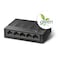 TP-Link LS1005G 5-Port Desktop/Wallmount Gigabit Ethernet Switch/Hub, Network Splitter, Plug And Play, Plastic Case, Black
