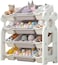 Lovely Baby - Kids Organizer, Storage Compartments w/ Removable Bins, Multi-Purpose 4-layer Toy Shelf Box, Organize Playroom, Bedroom, Nursery, Children's Sorting Rack - 12 Boxes