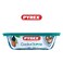 Pyrex Cook&amp;Store 1.2L Rectangular Roaster with Lid for Versatile Cooking and Storing