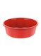 34L- 24" Round Plastic Basin Tub (Red) Red 34.0Liters