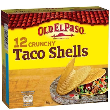 Old El Paso Crunchy Taco Shells 12 Taco, 156g