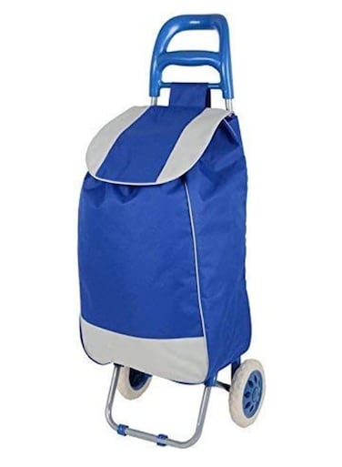 Vegetable Fruit Grocery Foldable Shopping Trolley Bag Portable Shopping Cart Bag with Wheel