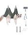 ALMEKAQUZ Pet Grooming Hammock Harness,Breathable Dog Cat Restraint Bag with Nail Clipper and File,Cat Nail Clipper Hammock,Dog Sling for Grooming(Pack of 8)