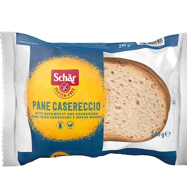 شار شرائح خبز بان كاسيريتشيو خالية من الغلوتين 240 غرام