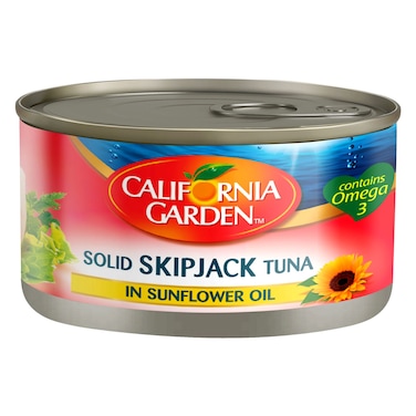 California Garden Solid Skipjack Tuna In Sunflower Oil, 170g