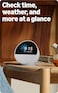 Echo Spot (newest model), Great for nightstands, offices and kitchens, Smart alarm clock, Designed for Alexa+, Glacier White

