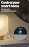 Echo Spot (newest model), Great for nightstands, offices and kitchens, Smart alarm clock, Designed for Alexa+, Glacier White

