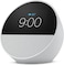 Echo Spot (newest model), Great for nightstands, offices and kitchens, Smart alarm clock, Designed for Alexa+, Glacier White

