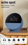 Echo Spot Smart Speaker Alarm Clock With Vibrant Sound + Alexa(Latest version for 2026) BLUE
