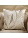 Box Leaf Pattern Filled Cushion - 50x50 cm