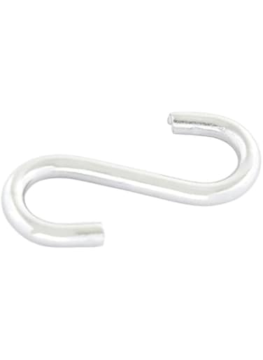 KNP S Hooks Metal Chrome Plated 1.1/2 Inch is a durable and versatile hanging solution for organizing various items in homes, offices, kitchens, and industrial spaces.