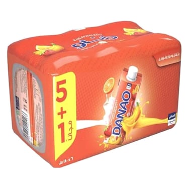 Danao Orange and Banana Drink, 180ml Pack of 6