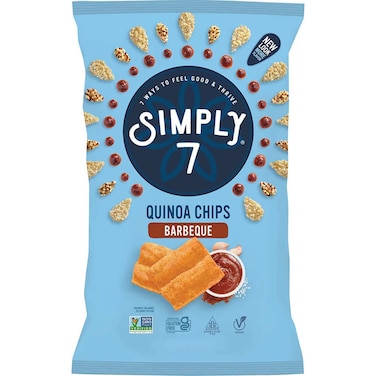 Simply 7 Barbeque Quinoa Chips, 99g