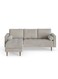 Luxurious Geo Velvet Sectional – L-Shaped