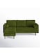Luxurious Geo Velvet Sectional – L-Shaped