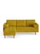 Luxurious Geo Velvet Sectional – L-Shaped