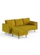 Luxurious Geo Velvet Sectional – L-Shaped
