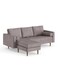 Luxurious Geo Velvet Sectional – L-Shaped