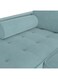 Luxurious Geo Velvet Sectional – L-Shaped