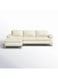 Luxurious Geo Velvet Sectional – L-Shaped