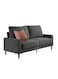 Compact Comfort: Brinnlee 57.1'' Upholstered Loveseat