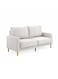 Compact Comfort: Brinnlee 57.1'' Upholstered Loveseat