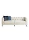 Upholstered Button-tufted Sofa with Metal Legs