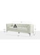 Upholstered Button-tufted Sofa with Metal Legs